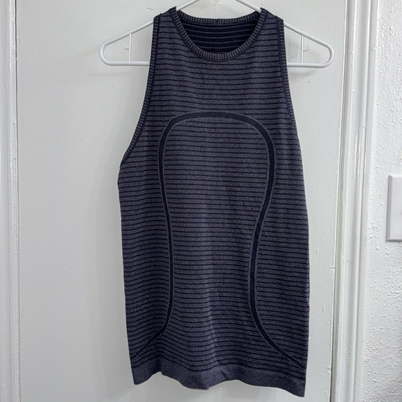 Lululemon Run: Swiftly Tech Tank,size 6
Rugby Stripe Tonal Heathered Black Grape - Picture 8 of 13